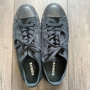 Converse Black Low-Top Canvas Sneakers